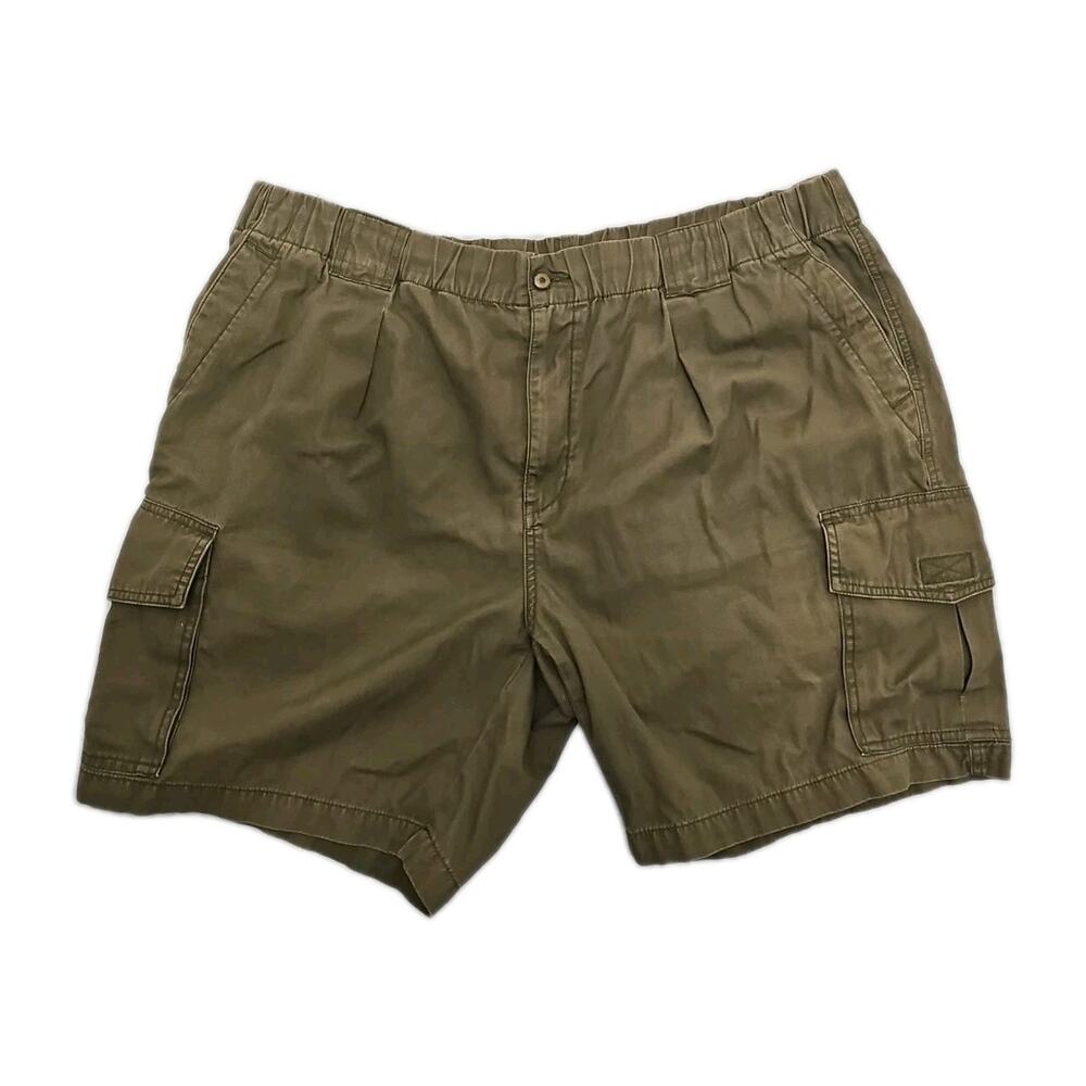Tommy Bahama Riptide Ripstop Cargo Shorts Size XL 38W Khaki Green Hiking Boating